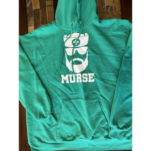 Murse Male Nurse‎ Novelty Hoodie Haynes Green Size XL